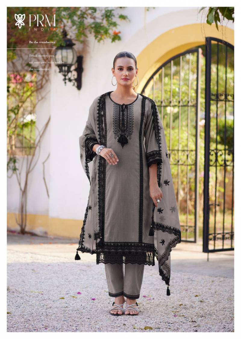 Helia Cotton By Prm Embroidered Fancy Salwar Kameez Exporters In India