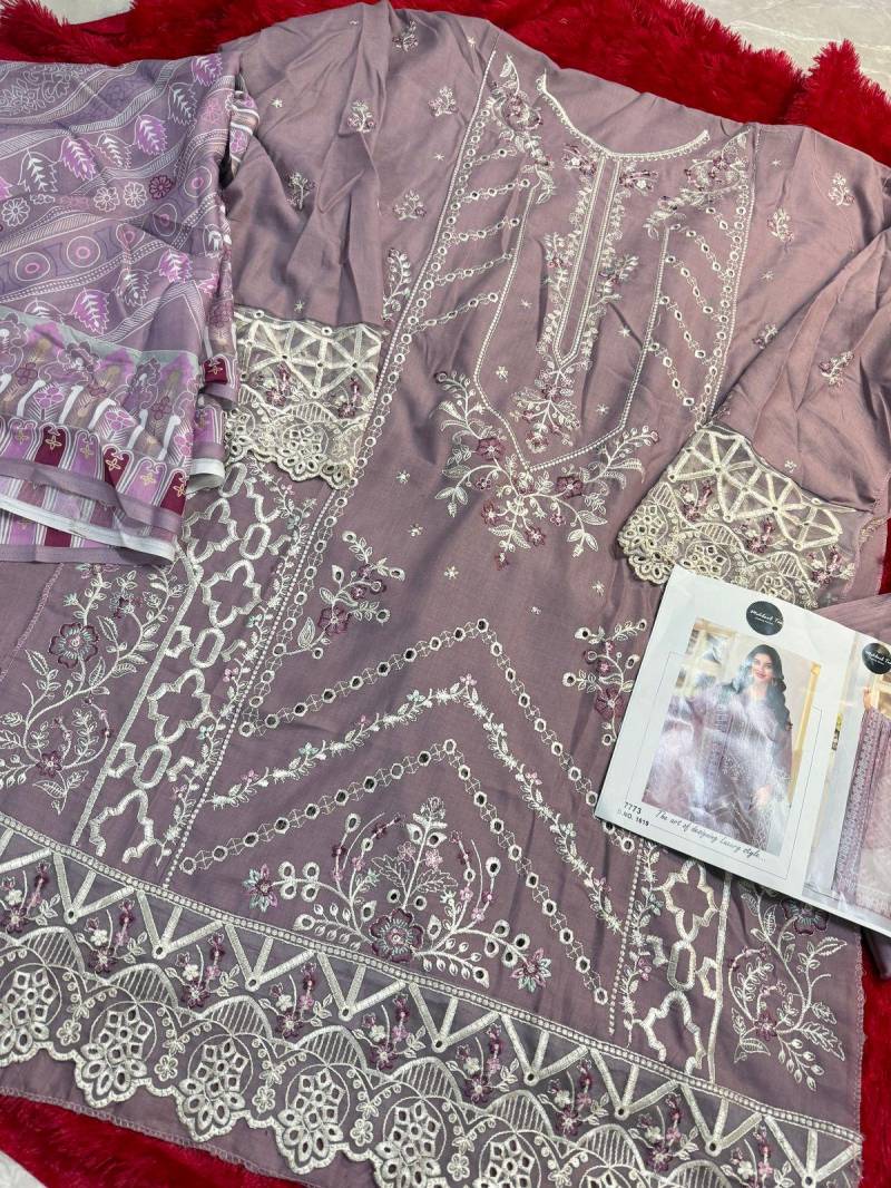 Mehboob Tex 1619 And 1620 Cotton Dupatta Pakistani Salwar Suits Wholesale Suppliers In Mumbai