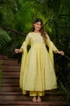 KF 1130 Kalaai Chanderi Silk Embroidery Kurti With Bottom Dupatta
