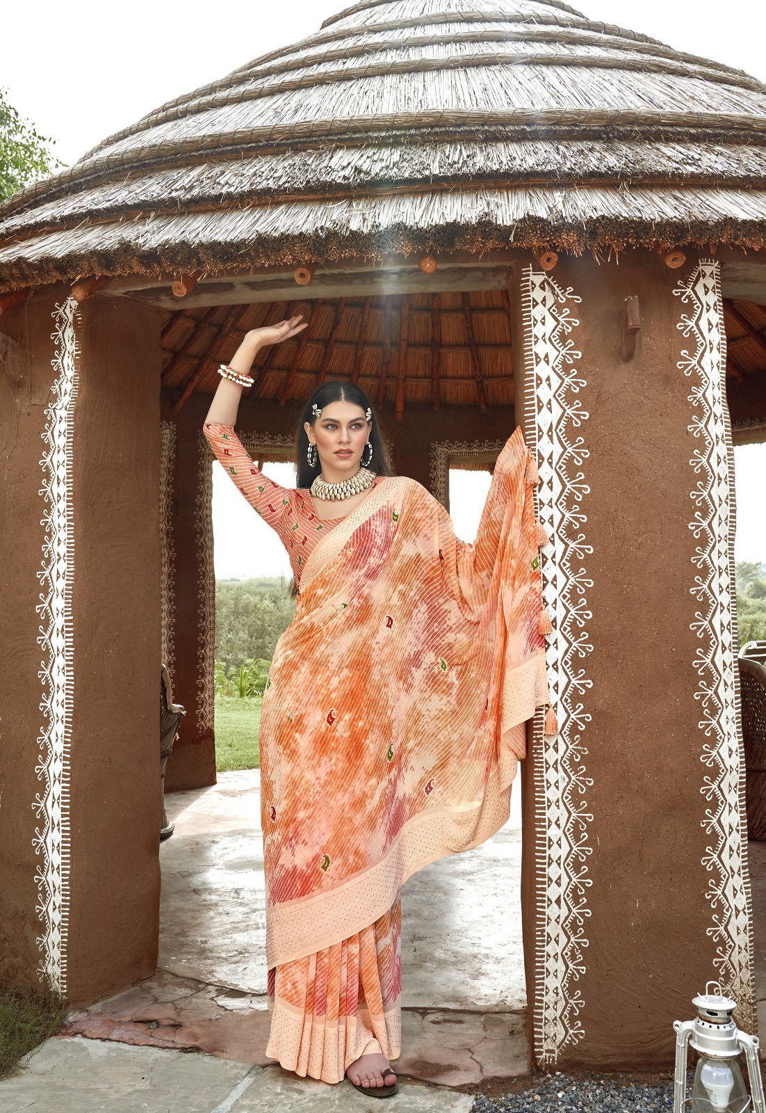 Ujala Vol 2 By Vallabhi Georgette Daily Wear Sarees Wholesale Market In Surat