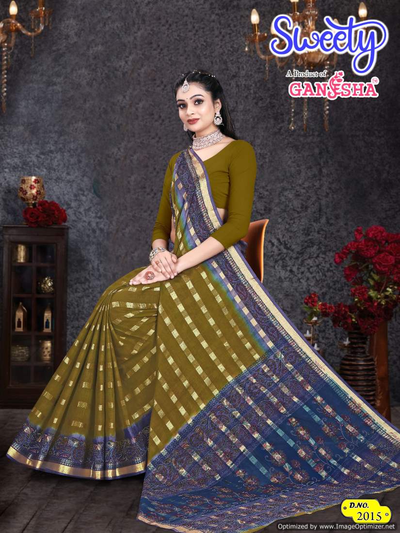Sweety Vol 2 By Ganesha Daily Wear Cotton Printed Saree Wholesale Market In Surat