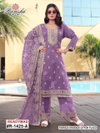 Ramsha R 1425 A To D Organza Pakistani Readymade Suits Wholesale Online