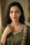 Olive Colour Luxuria Vol 1 By Beriston Sharara Suit BS106