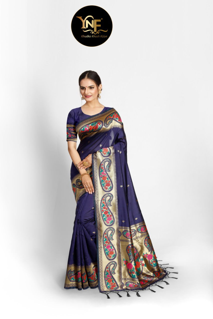 Ynf Jaypore Festive Wear Art Silk Printed Designer Saree Collection
