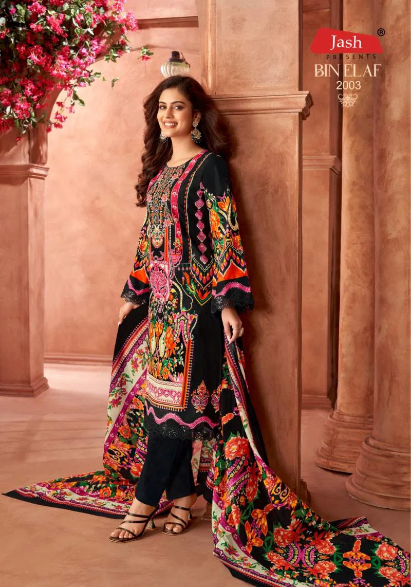 Bin Elaf Vol 2 By Jash Cotton Printed Surat Dress Material Wholesale Market