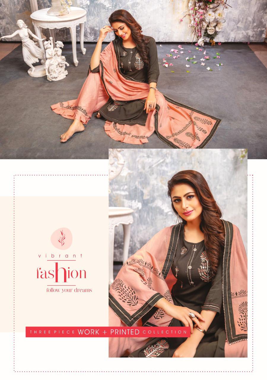 KIANA AITBAAR VOL-3 Latest Designer Fancy Festive Wear Rayon Top With Embroidery Work And Gold Print Readymade Salwar Suit Collection