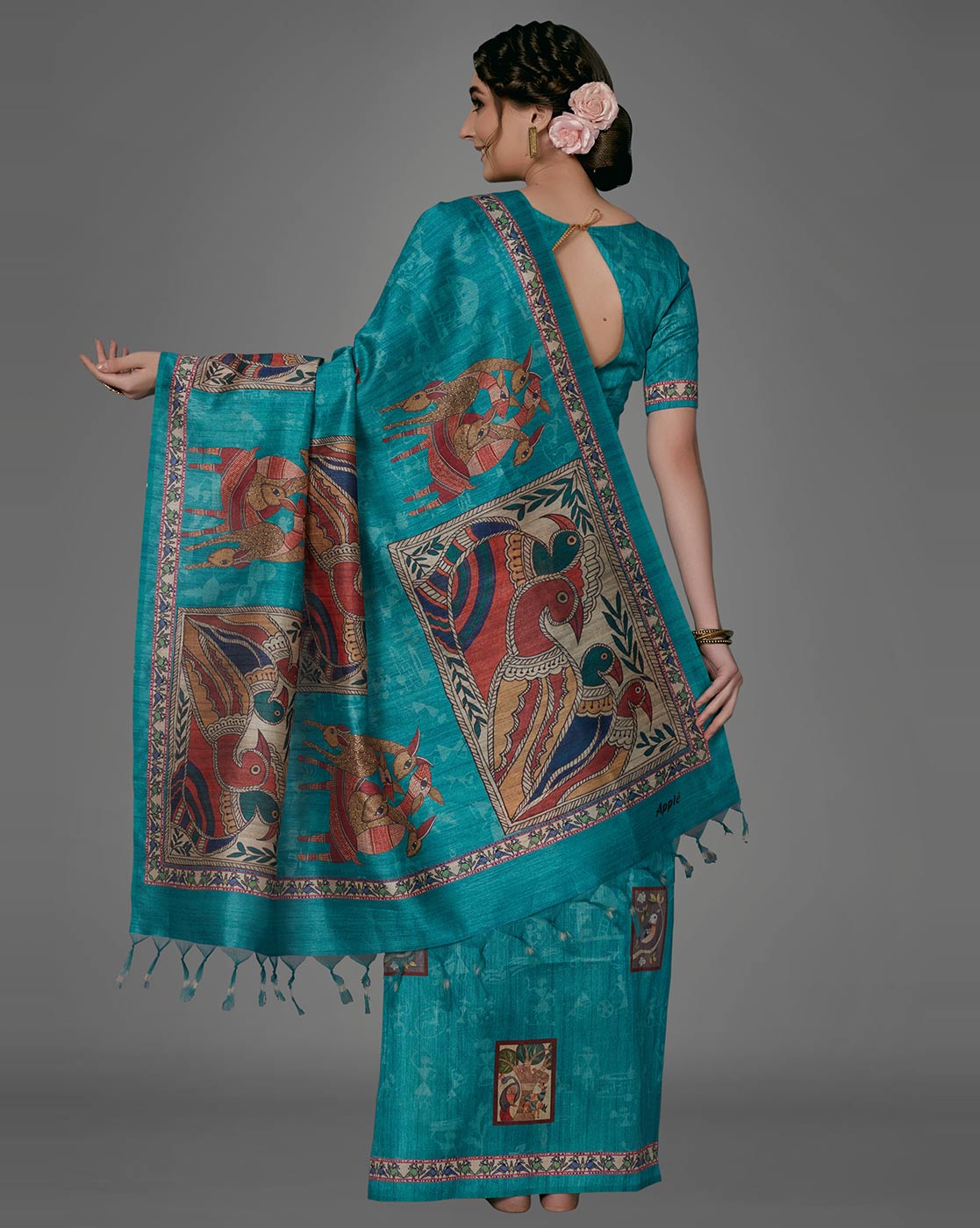 Apple Kalamkari 13 Latest Fancy Festive Wear Printed Manipuri silk Sarees Collection
