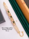 Brass High Golden Kundan Wholesale Bracelets In India