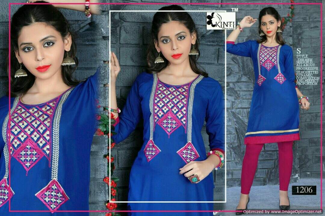Kinti-Karishma Latest Fancy Ethnic Wear Fancy Kurti collection
 