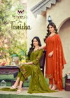 Tanisha By Woodee Viscose Gadhwal Wholesale Kurti With Bottom Dupatta In India