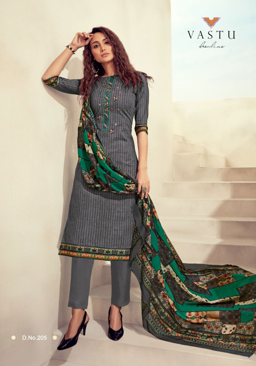 Vastu kalamkari Vol 2 Exclusive Designer Lawn Printed With Exclusive Work Salwar Suits Collection
