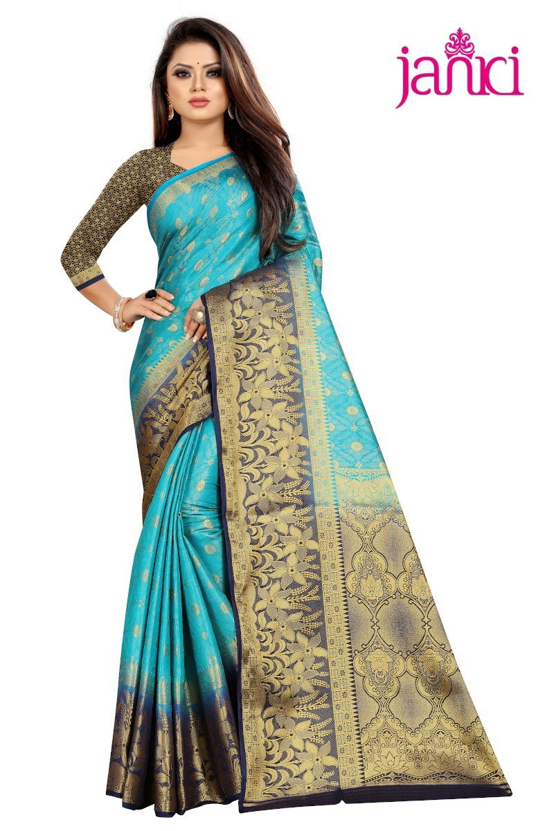 Janki Suntree Latest Designer Party Wear Wedding Wear Banarasi Silk Saree Collection 