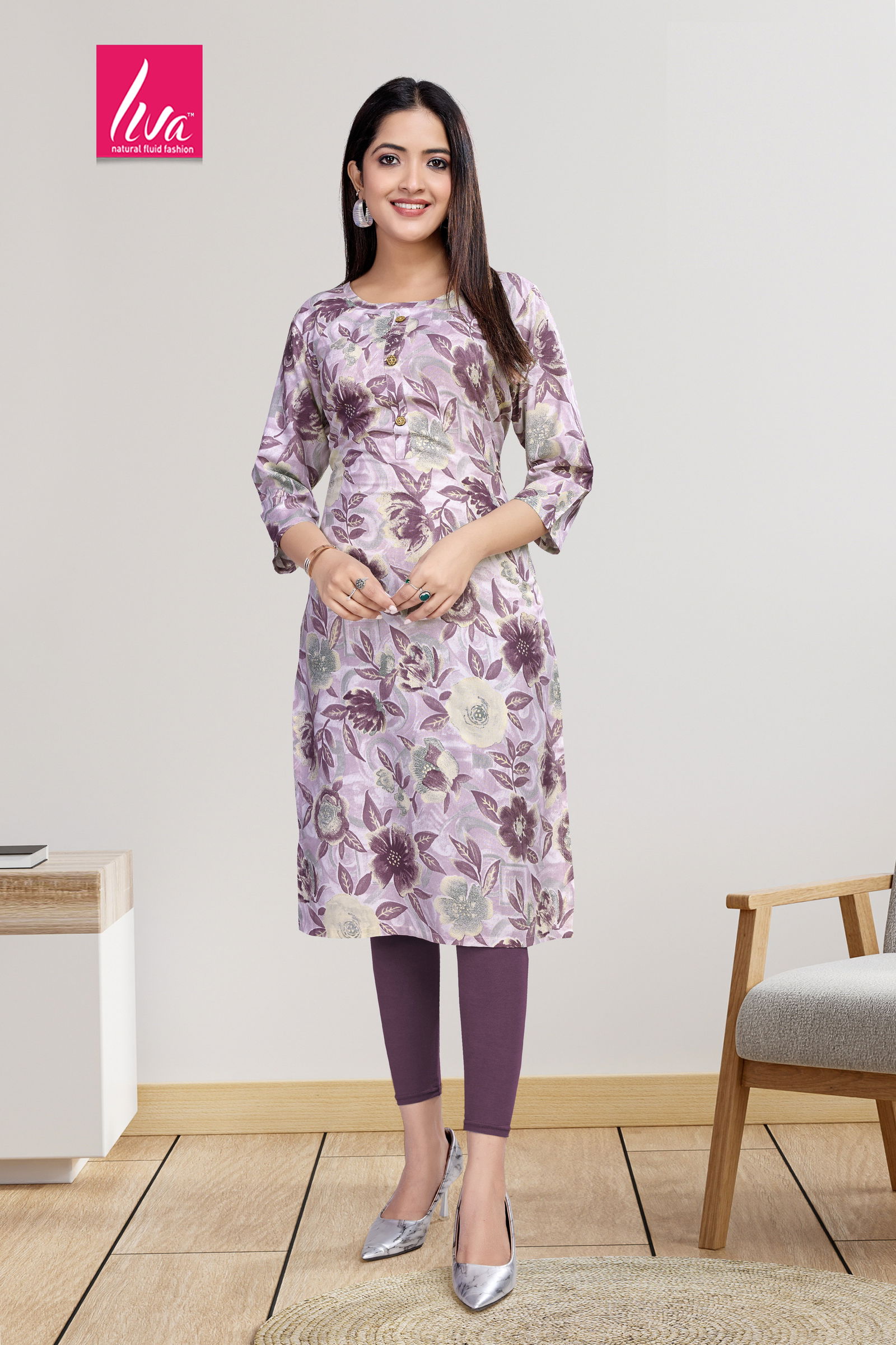 1 Selvi Ultra Premium Rayon Foil Printed Kurti Wholesale Market In Surat