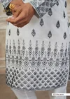 Grey Color Outluk Wedding Vol 48 Pure Silk Fabric With Embroidery Work Mens Wear Kurta Payjama W4803 