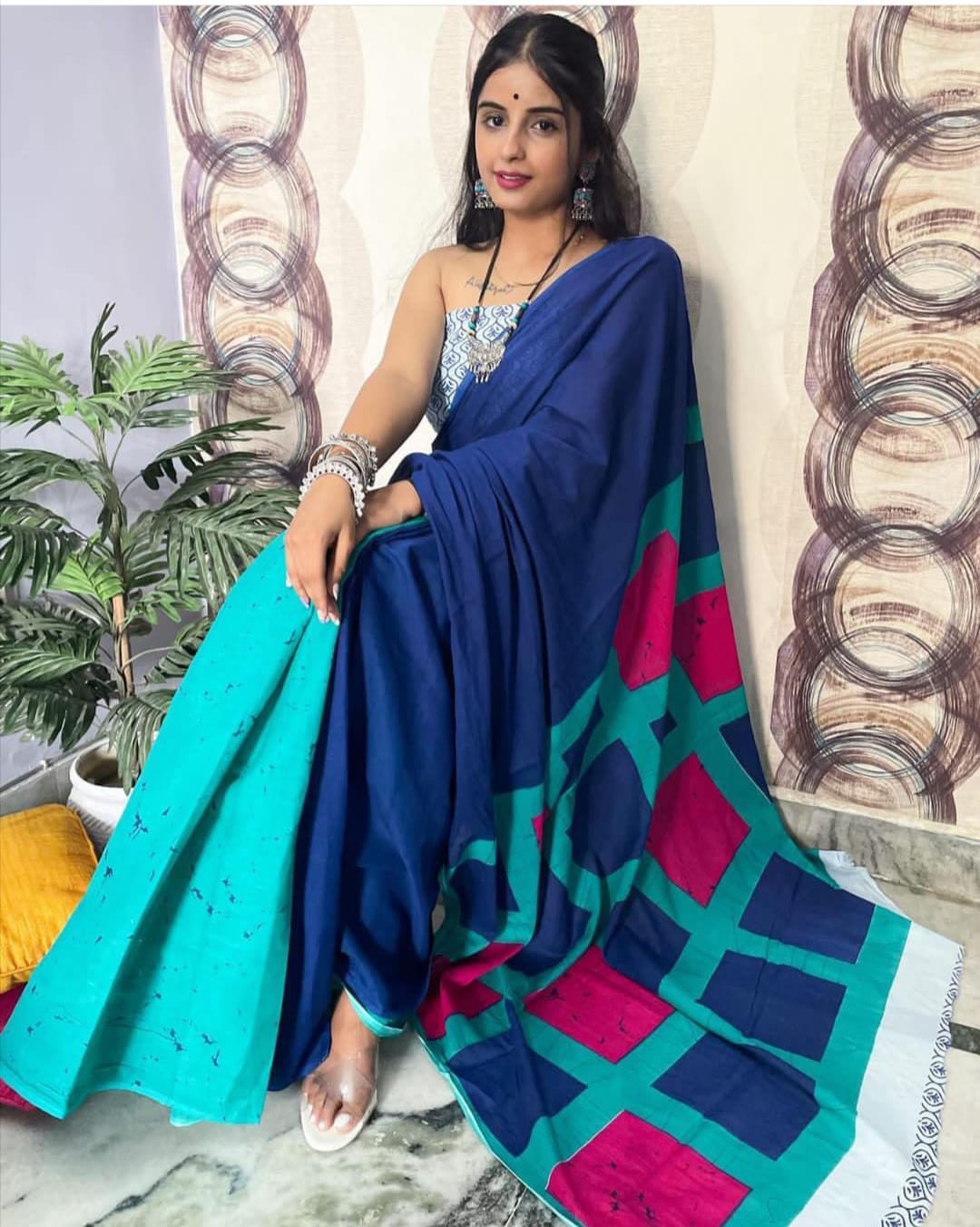 Vk 4106 Mono Cotton Partywear Saree catalog