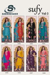 Sufy Vol 3 By Sankheswer Viscose Kurti With Bottom Dupatta Suppliers In India