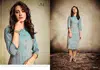 VINK ORCHIDS  2 Designer Party Wear Khatli Handwork Pure Staple Handloom Kurties 