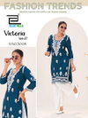 Victoria Vol 27 By Blue Hills Rayon Wholesale Kurti With Bottom Suppliers In Mumbai
