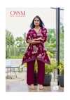 Lifestyle Vol 3 By Ossm Vetican Silk Kurti With Bottom Exporters In India