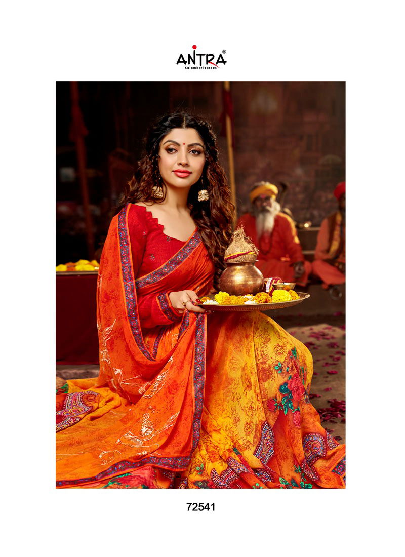 ANTPA CARVAAN Latest Fancy Designer Heavy Regular Wear Weightless Saree Collection