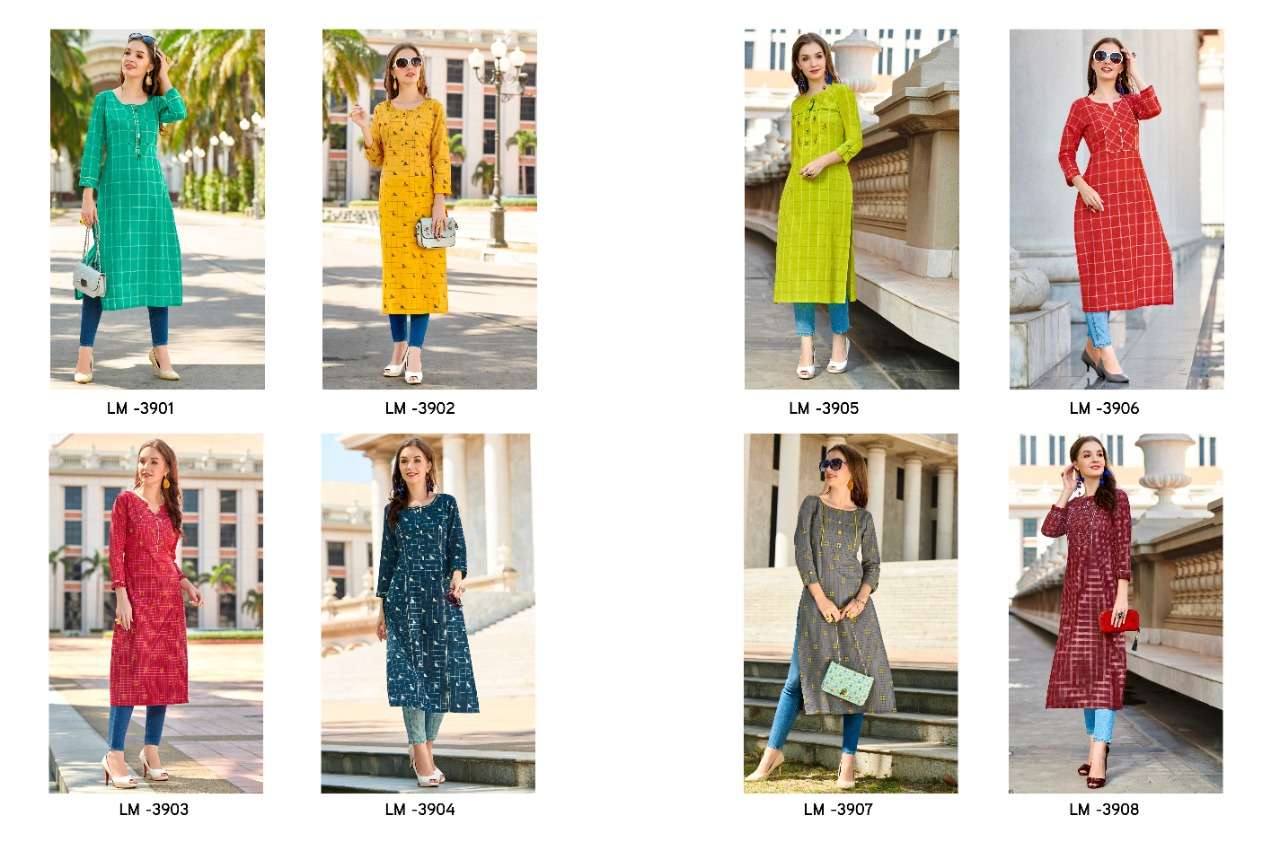 Lymi Grass Latest Designer Casual Wear Stylish Kurtis Collection 