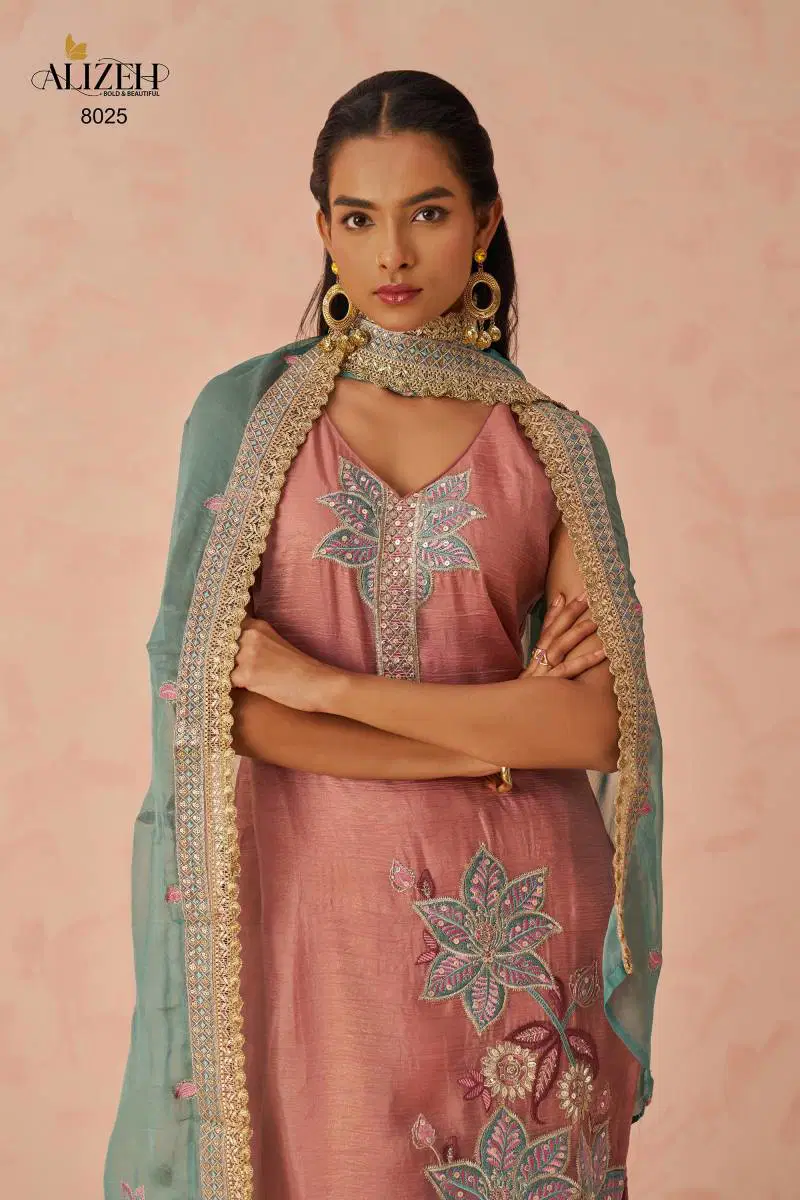Raag 2 By Alizeh Fancy Crush Designer Salwar Suit Online Wholesale