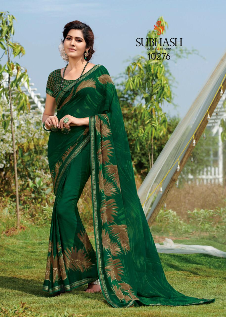 Subhash Hero 8 Latest Designer Printed casual Wear Saree Collection 