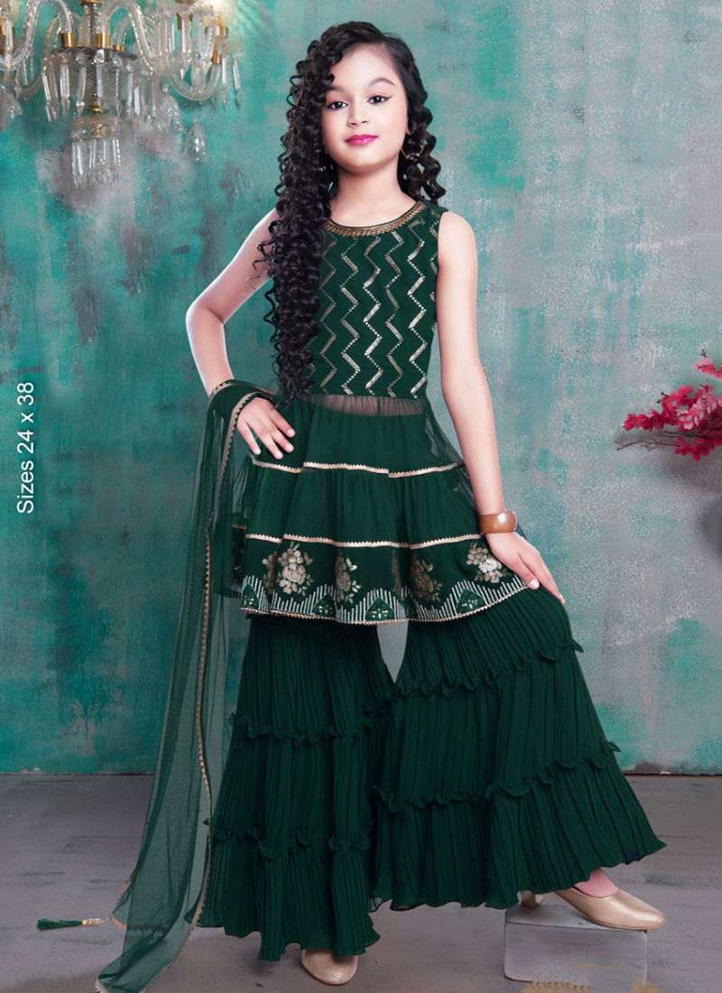 6096 Georgette Wear Classic Kids Wear Collection