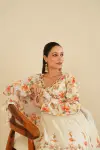 Tanyaa P 152 Cotton With Hand Work Gown With Dupatta Wholesale Market In Surat
