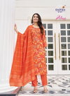 Alexa Vol 5 By Radhika Vertican Silk Kurti With Bottom Dupatta Wholesale Price In Surat