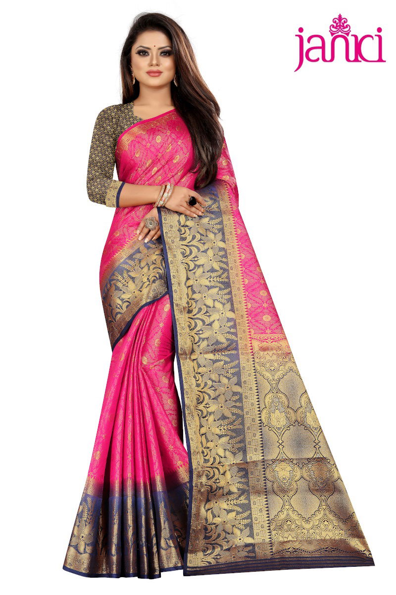 Janki Suntree Latest Designer Party Wear Wedding Wear Banarasi Silk Saree Collection 
