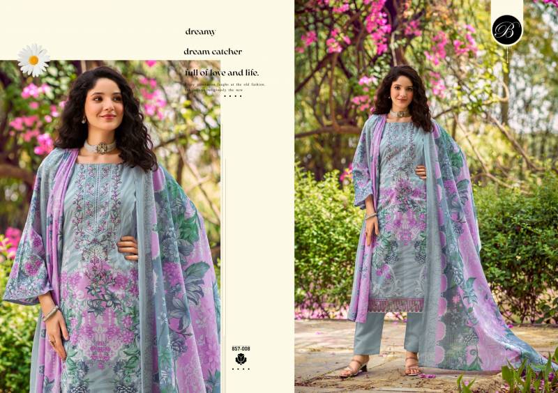 Yasmin By Belliza Cotton Digital Printed Dress Material Wholesale In India