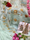 R 595 By Ramsha Organza Wholesale Pakistani Salwar Kameez Manufacturers