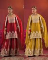 Rangrez By Afsana Rose Gold Crush Readymade Suits