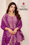 Mayra By Tanishk Muslin Jacquard Designer Salwar Suits Exporters In India
