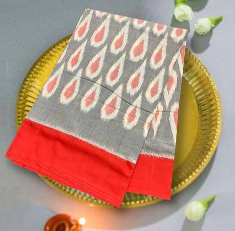 Mg 206 Plain Linen Digital Print Non Catalog Saree 