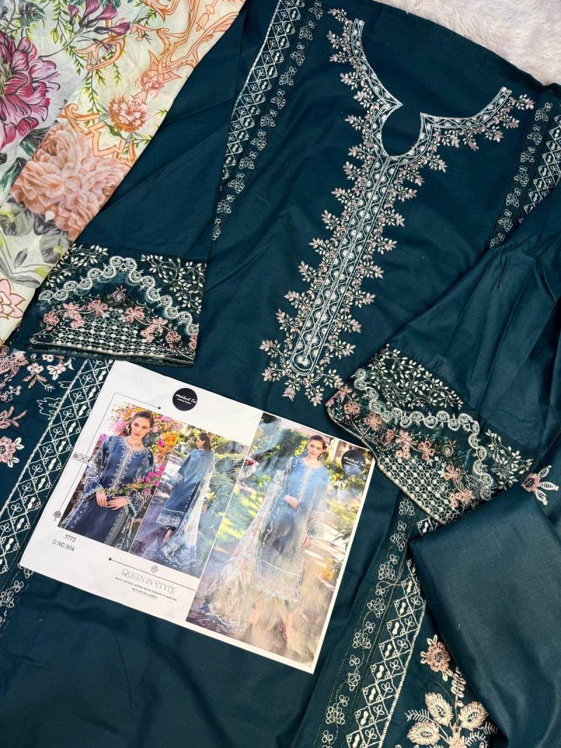 Mehboob Tex 1616 Cotton Dupatta Pakistani Salwar Suits Wholesale Market In Surat With Price