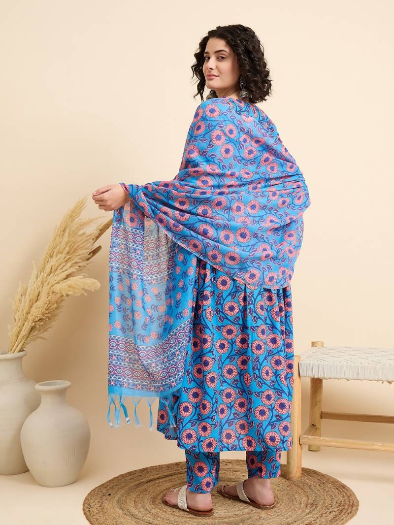 Dhruvi 293 Rayon Printed Kurti Bottom With Dupatta Online Wholesale