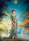 Sarangi By Sanskar Tex Prints Hit Design Malai Chiffon Sarees Bulk Orders In India