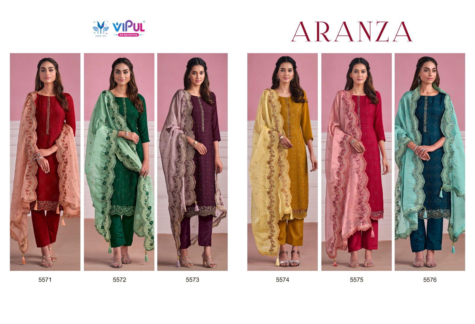 Aranza By Vipul Heavy Designer Salwar Suits Catalog
