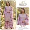 10084 A To D By Zorista Chinon Silk Plazzo Salwar Kameez