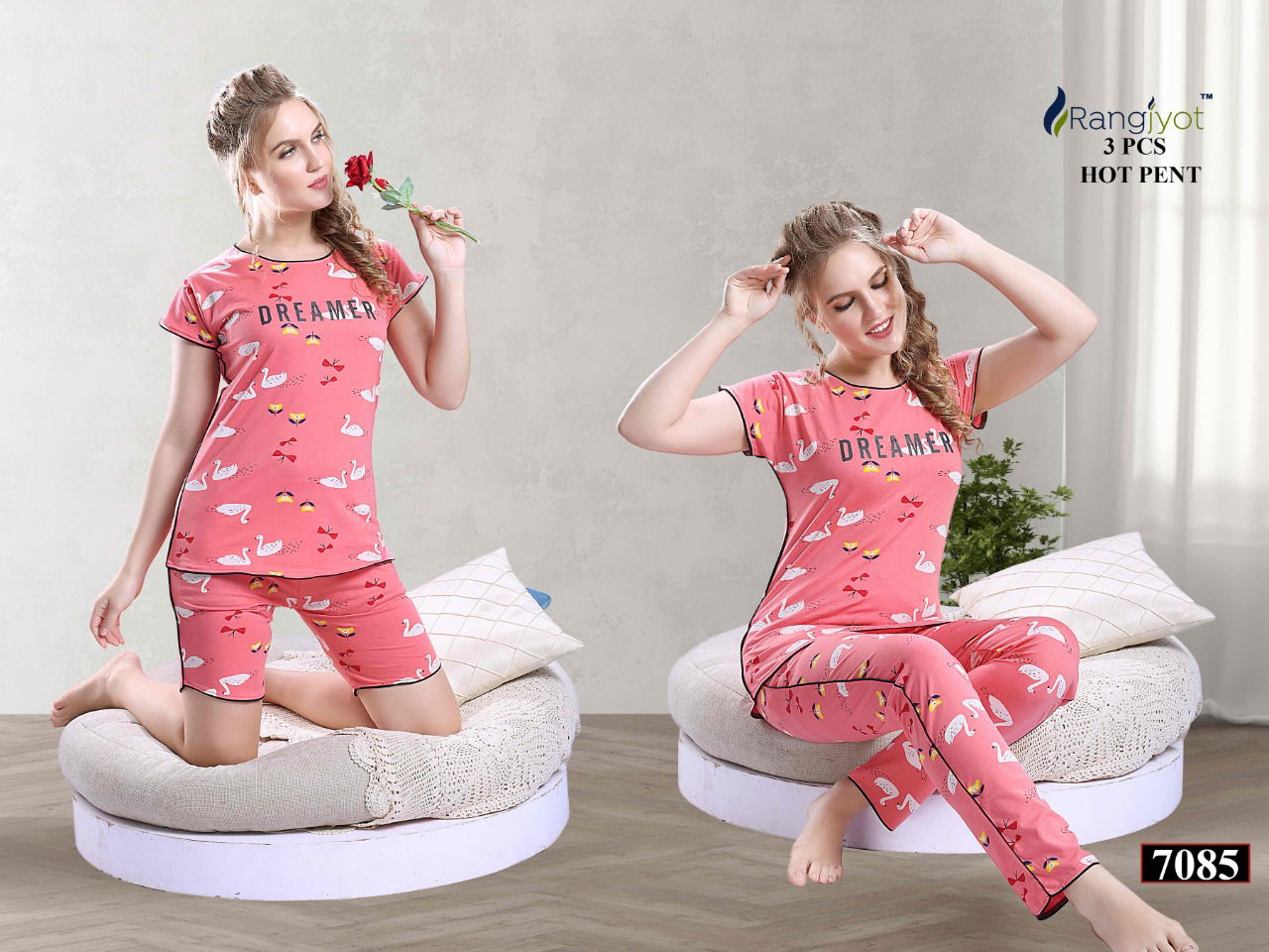 Rangjyot 7081 New Fancy Hosiery Cotton Night Wear Collection