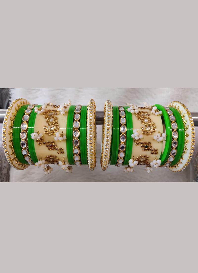 Gorgeous Fancy Bridal  And Party Wear Bangles Collection With Stone Work