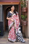 Scmd Anokhi D Digital Printed Linen Cotton Stylish Saree Wholesale In Delhi