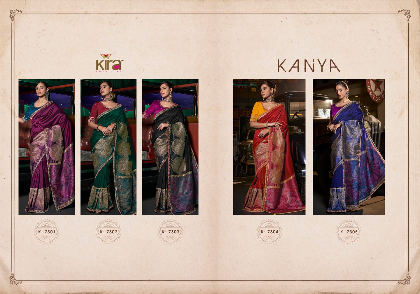 Kanya By Kira Pure Silk Party Wear Designer Saree Suppliers In India