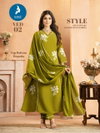 Ved By Kaya Mul Chanderi Best Kurti With Bottom Dupatta Wholesale Shop in Surat

