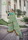 Malaika By Sanskar Embroidery Work Georgette Saree Wholesale Clothing Distributors In India