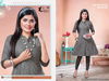 Kinti Blue Berry Latest Designer Handloom Short Kurti With Side Pocket Collection
