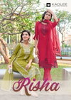Risha By Kadlee Viscose Weaving Kurti With Bottom Dupatta Wholesale Online
