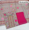 Virat Fancy Chanderi Silk Hand Work Kurti With Bottom Dupatta